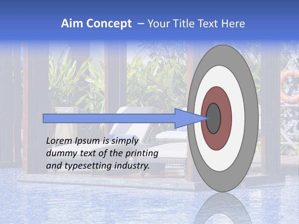 Vacation Paradise Property PowerPoint Template