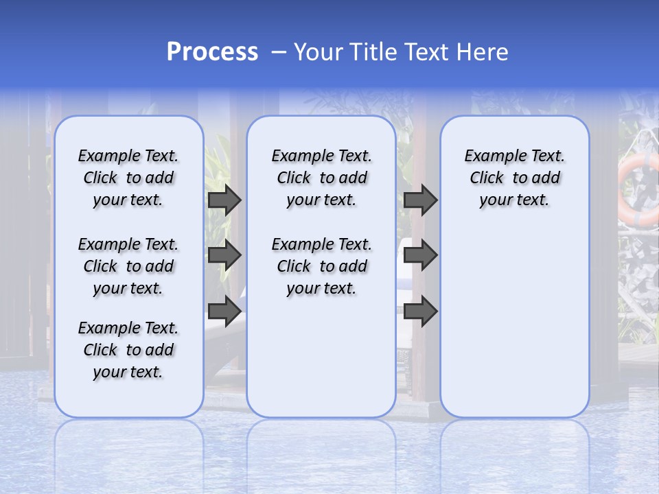 Vacation Paradise Property PowerPoint Template