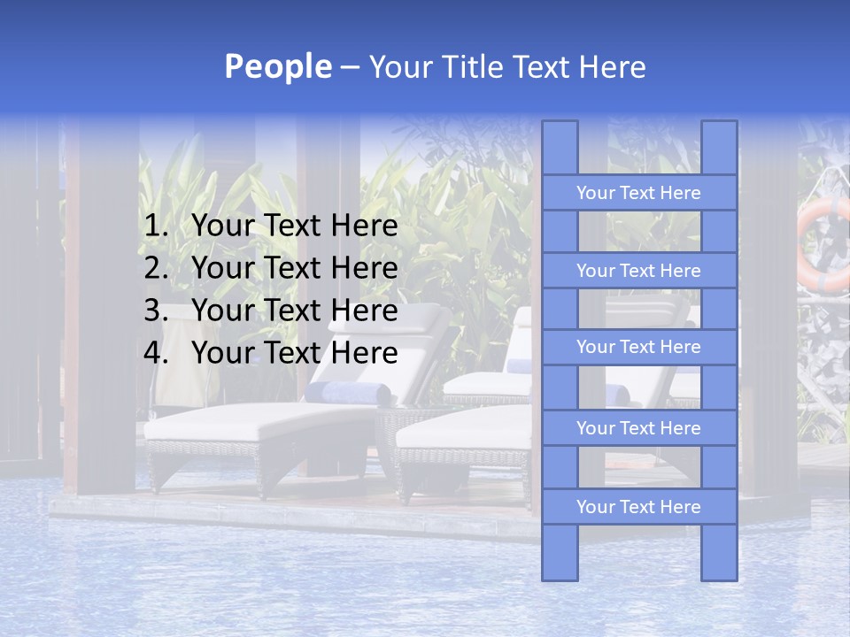 Vacation Paradise Property PowerPoint Template