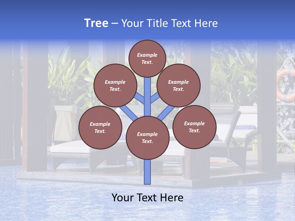 Vacation Paradise Property PowerPoint Template