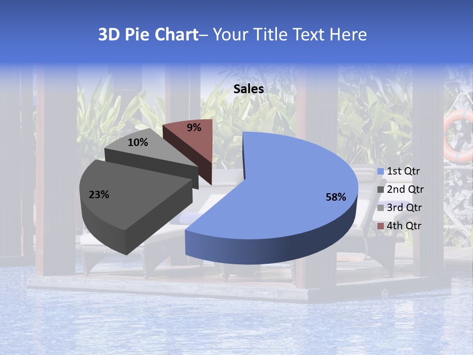 Vacation Paradise Property PowerPoint Template
