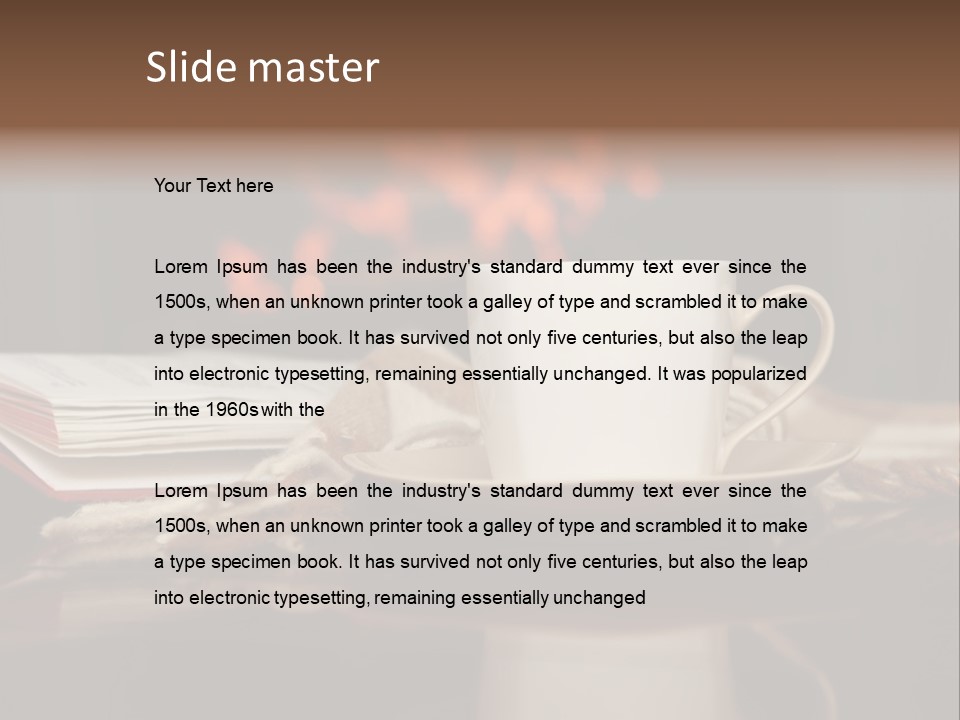 Lifestyle Living Drink PowerPoint Template