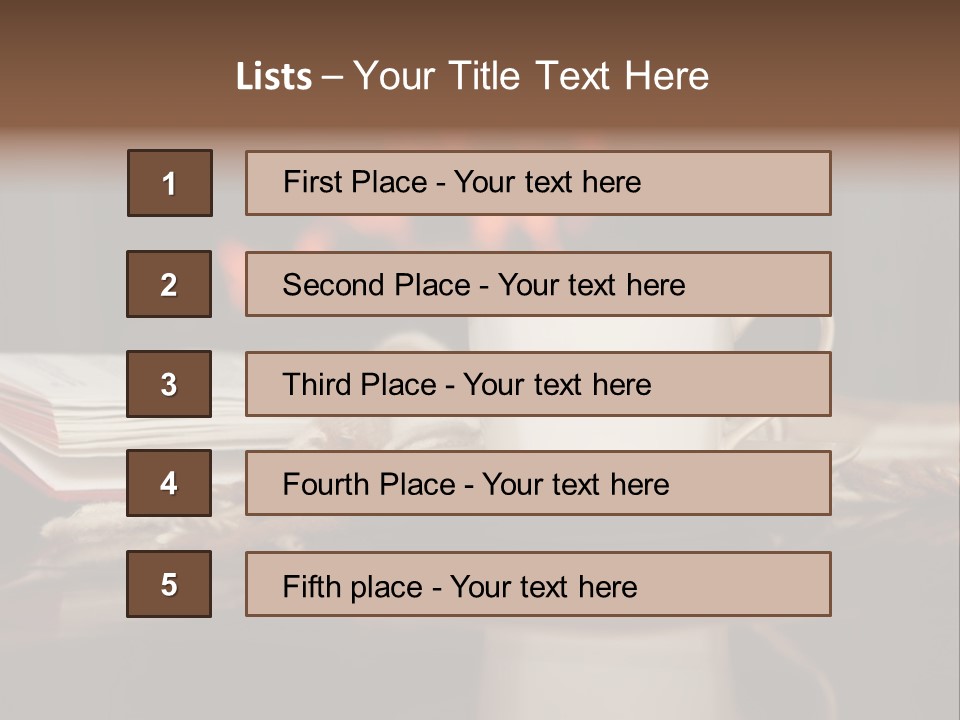 Lifestyle Living Drink PowerPoint Template