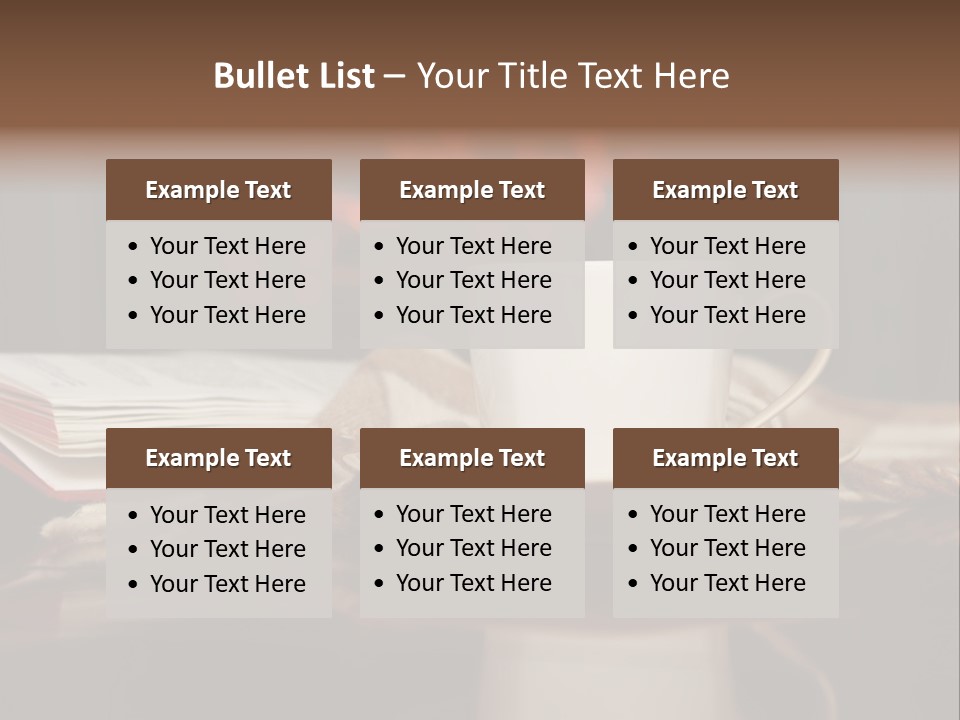 Lifestyle Living Drink PowerPoint Template