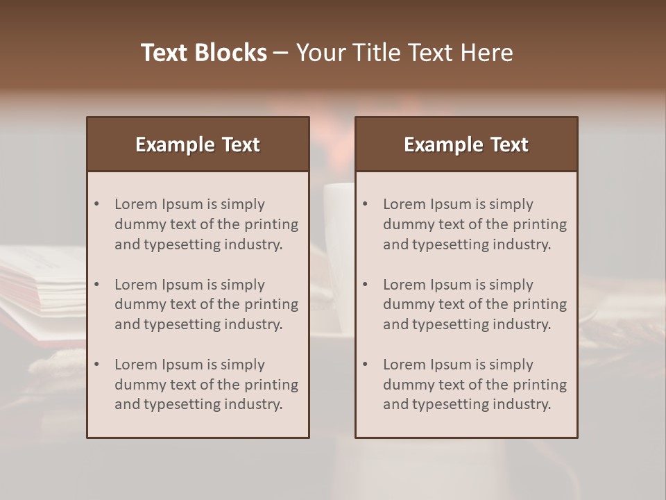 Lifestyle Living Drink PowerPoint Template