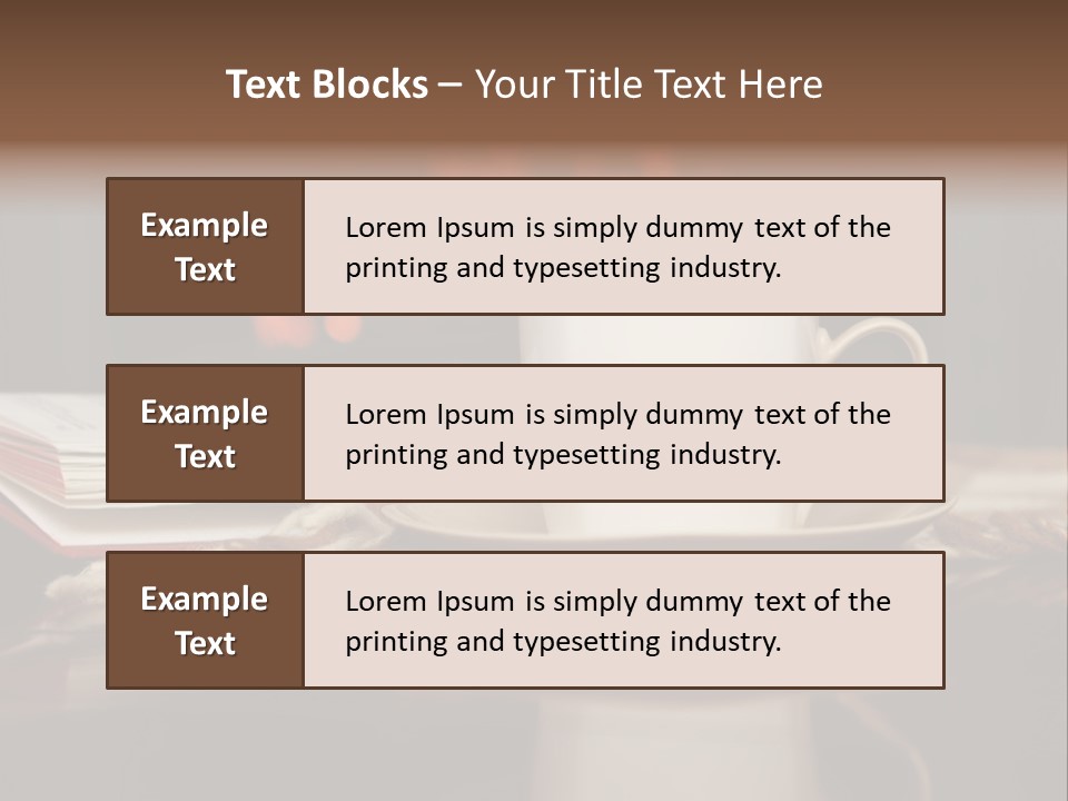 Lifestyle Living Drink PowerPoint Template