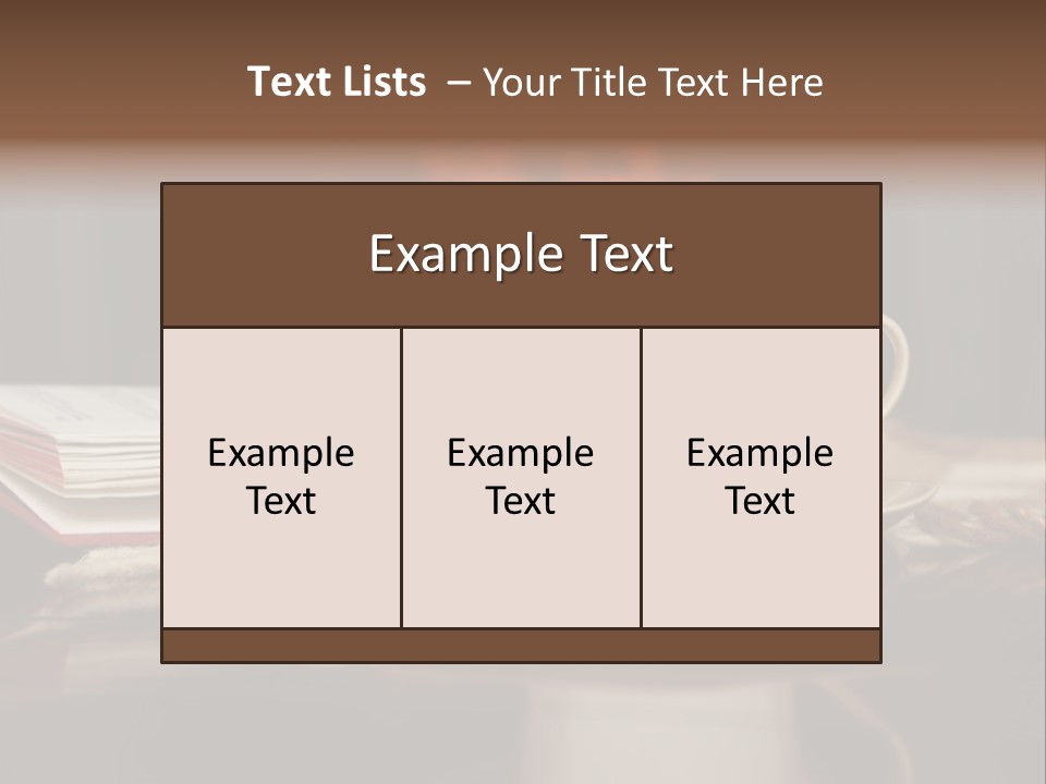 Lifestyle Living Drink PowerPoint Template