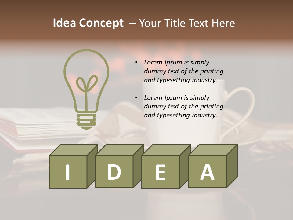 Lifestyle Living Drink PowerPoint Template