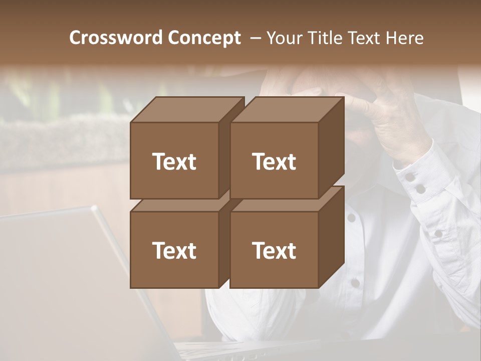 Clinching Furious Burnout PowerPoint Template