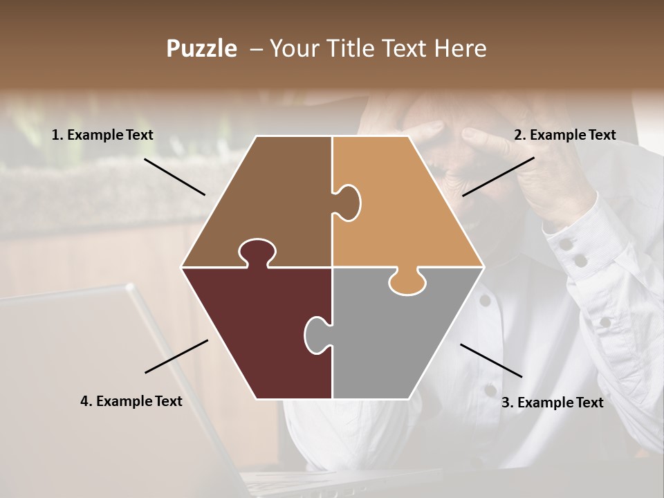Clinching Furious Burnout PowerPoint Template