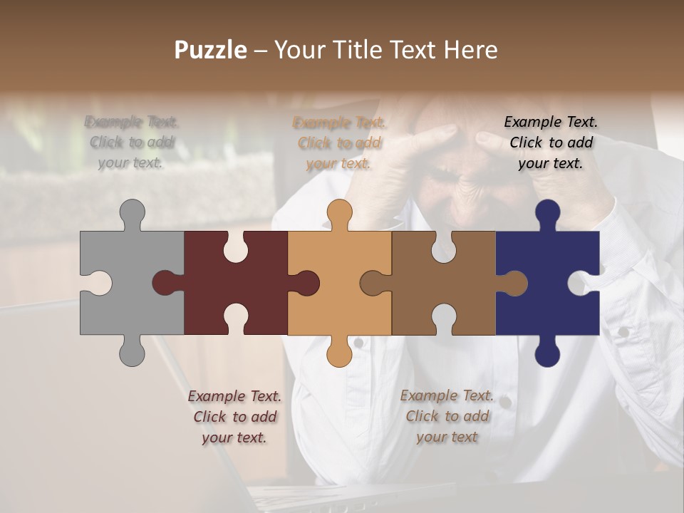 Clinching Furious Burnout PowerPoint Template