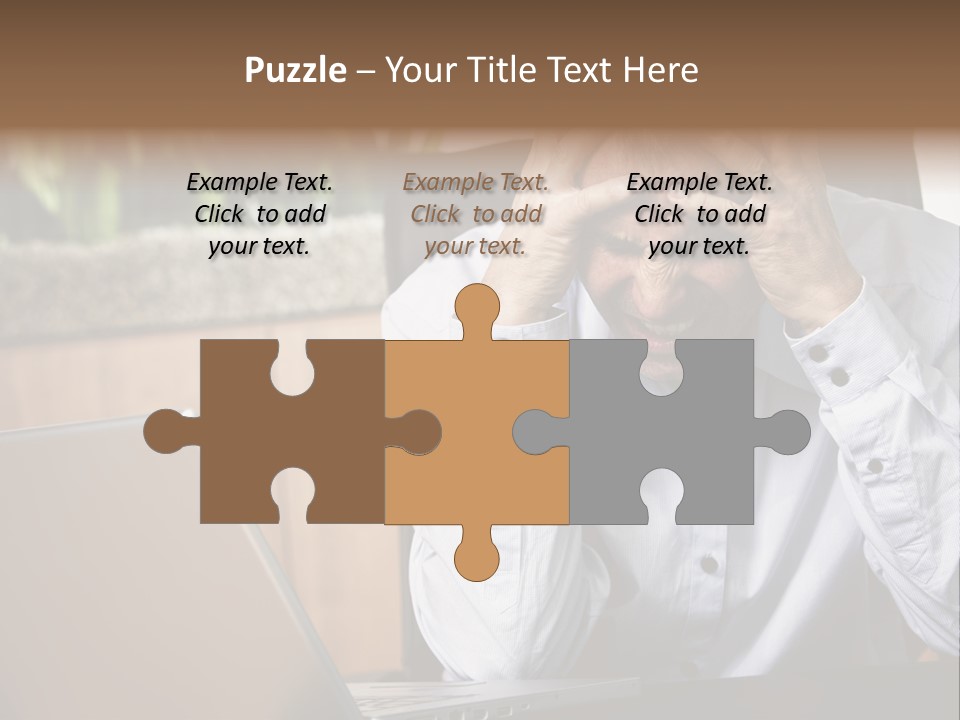 Clinching Furious Burnout PowerPoint Template