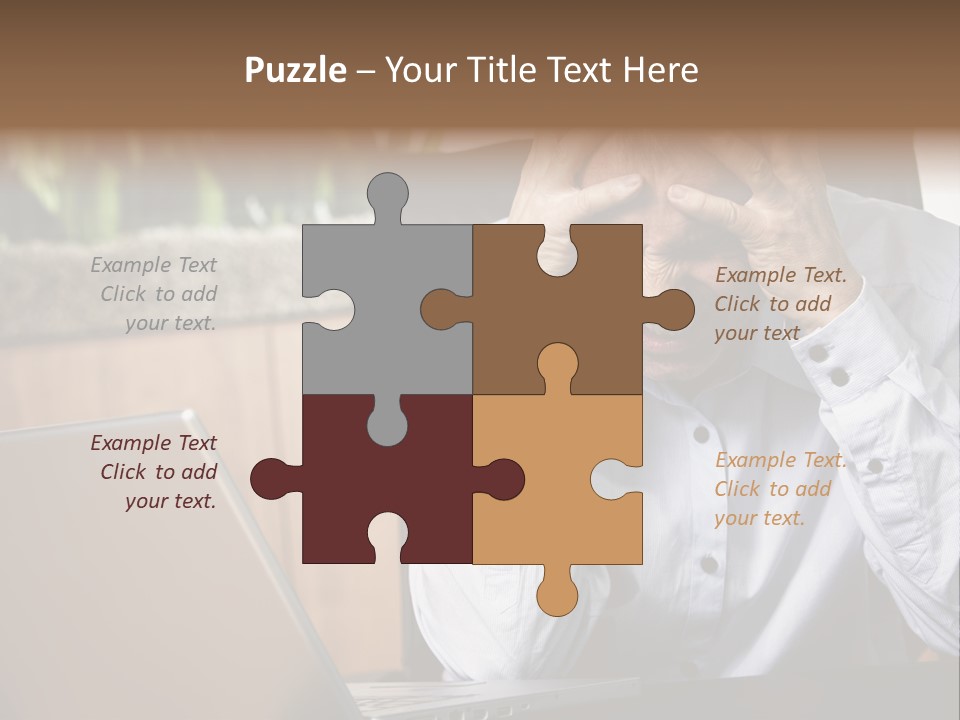 Clinching Furious Burnout PowerPoint Template