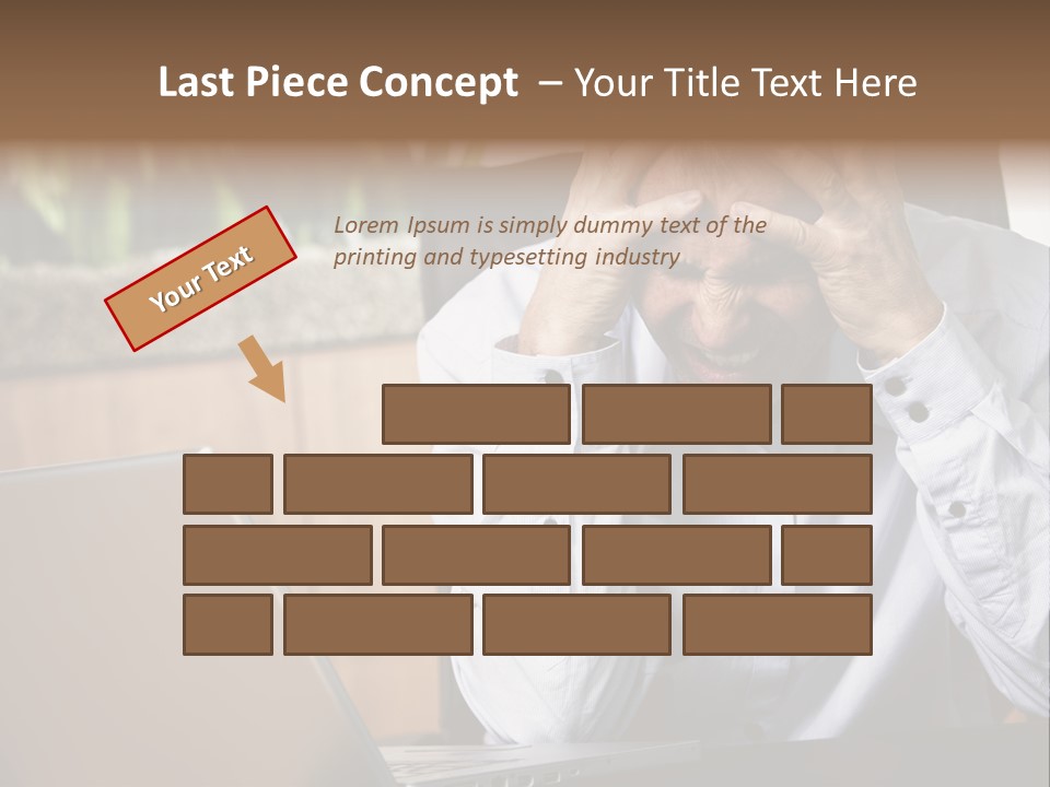 Clinching Furious Burnout PowerPoint Template