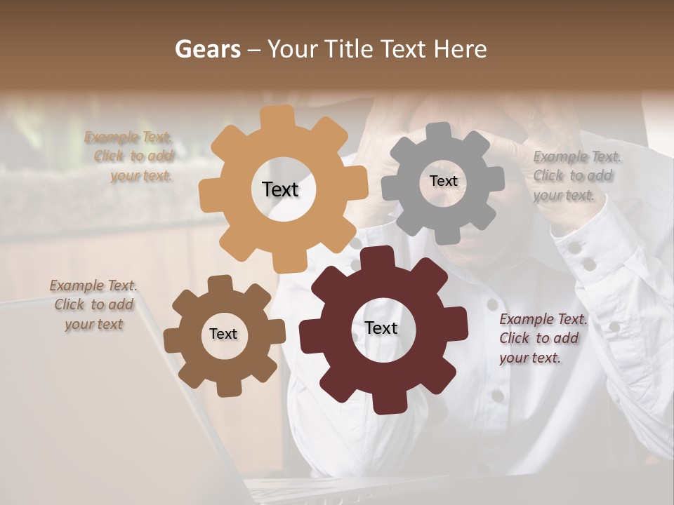 Clinching Furious Burnout PowerPoint Template