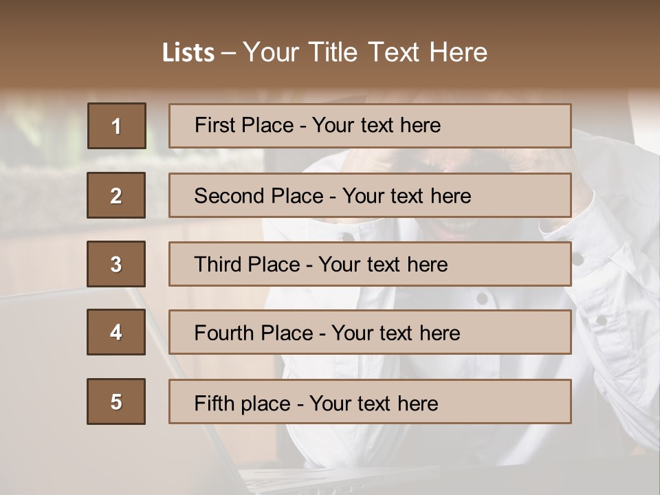 Clinching Furious Burnout PowerPoint Template