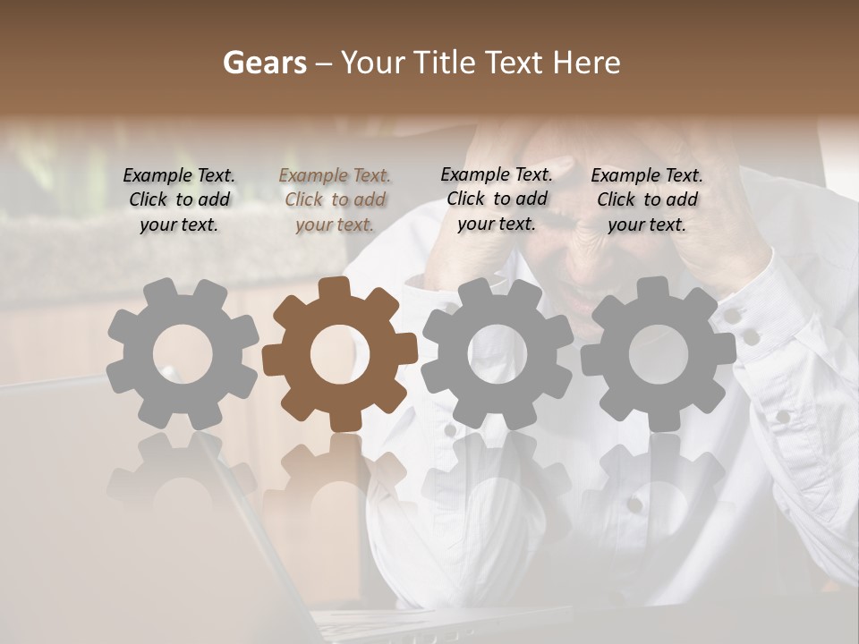 Clinching Furious Burnout PowerPoint Template