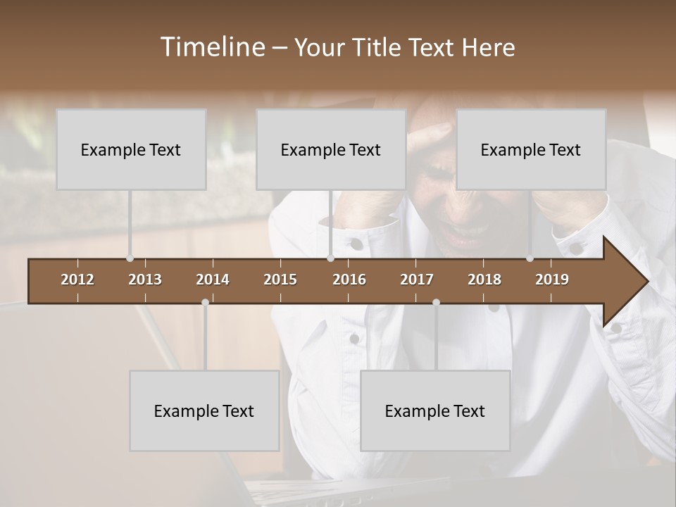 Clinching Furious Burnout PowerPoint Template
