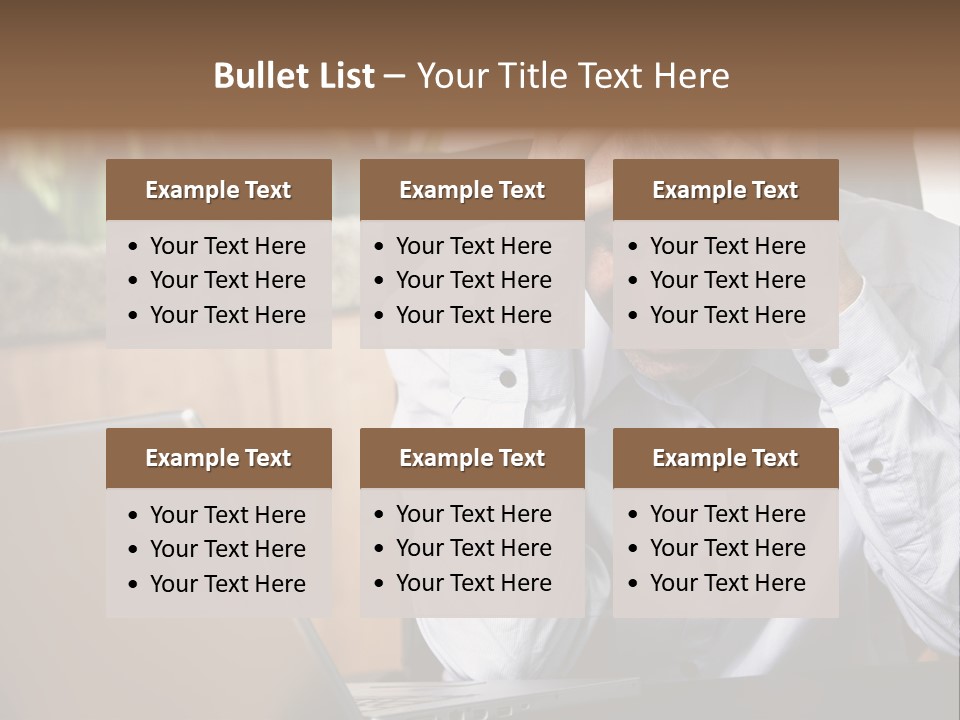 Clinching Furious Burnout PowerPoint Template