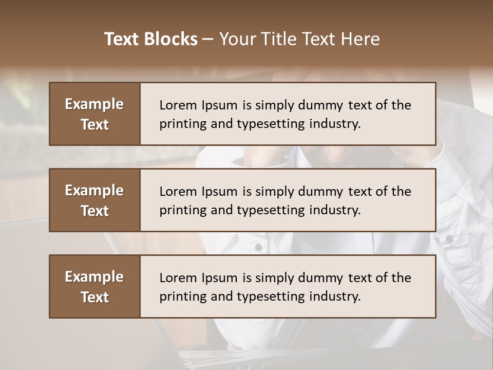 Clinching Furious Burnout PowerPoint Template