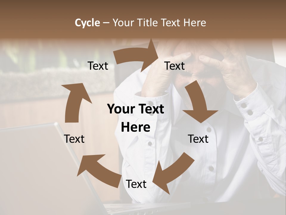 Clinching Furious Burnout PowerPoint Template