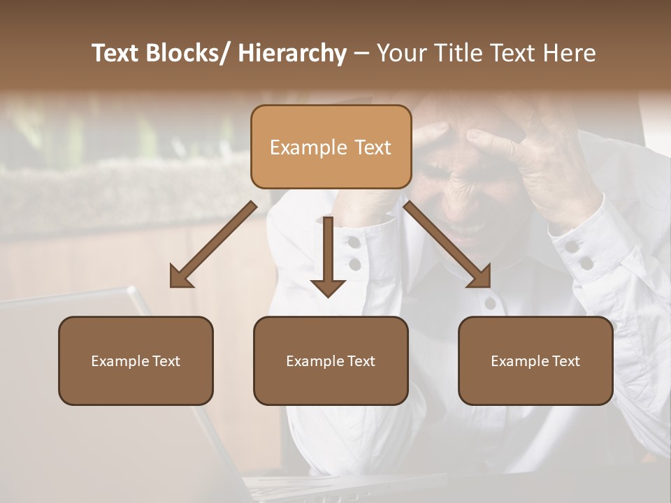 Clinching Furious Burnout PowerPoint Template