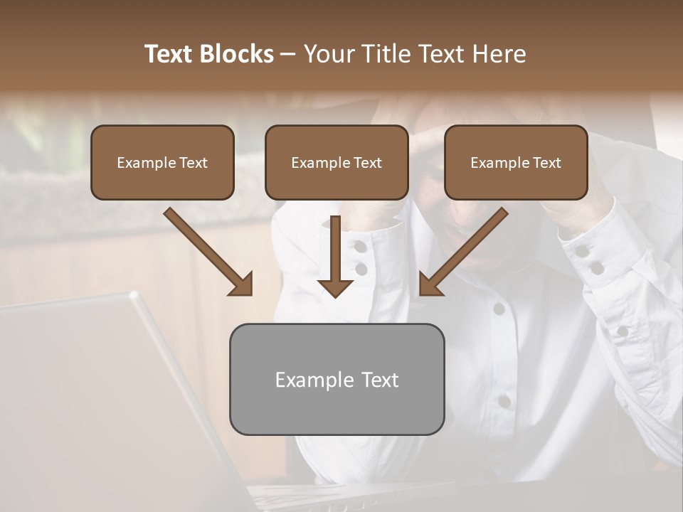 Clinching Furious Burnout PowerPoint Template