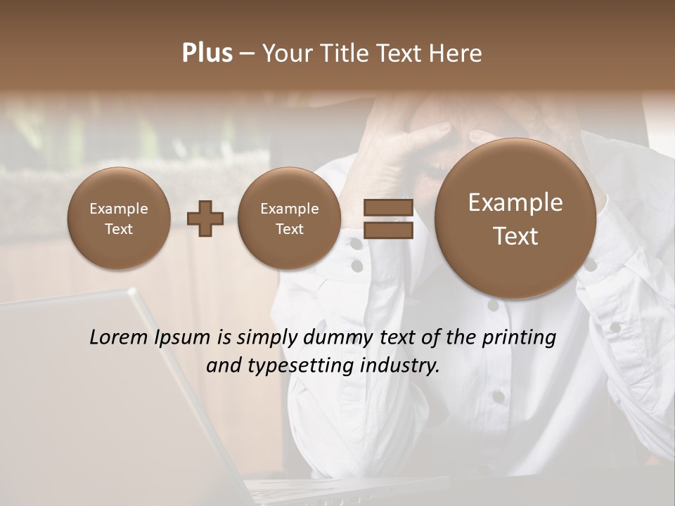 Clinching Furious Burnout PowerPoint Template