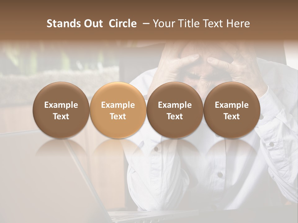 Clinching Furious Burnout PowerPoint Template