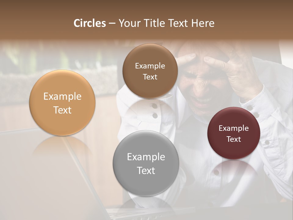 Clinching Furious Burnout PowerPoint Template