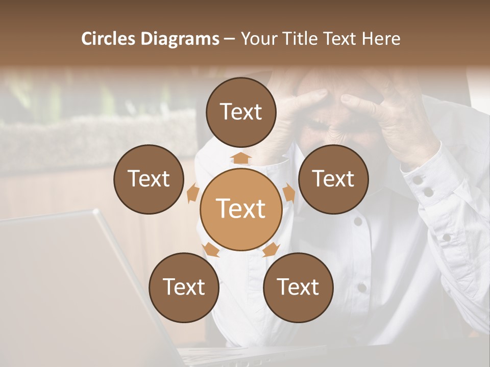 Clinching Furious Burnout PowerPoint Template