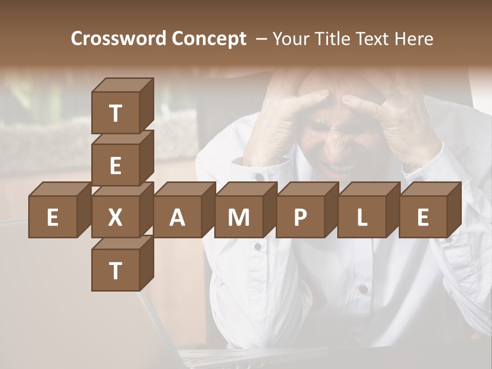 Clinching Furious Burnout PowerPoint Template