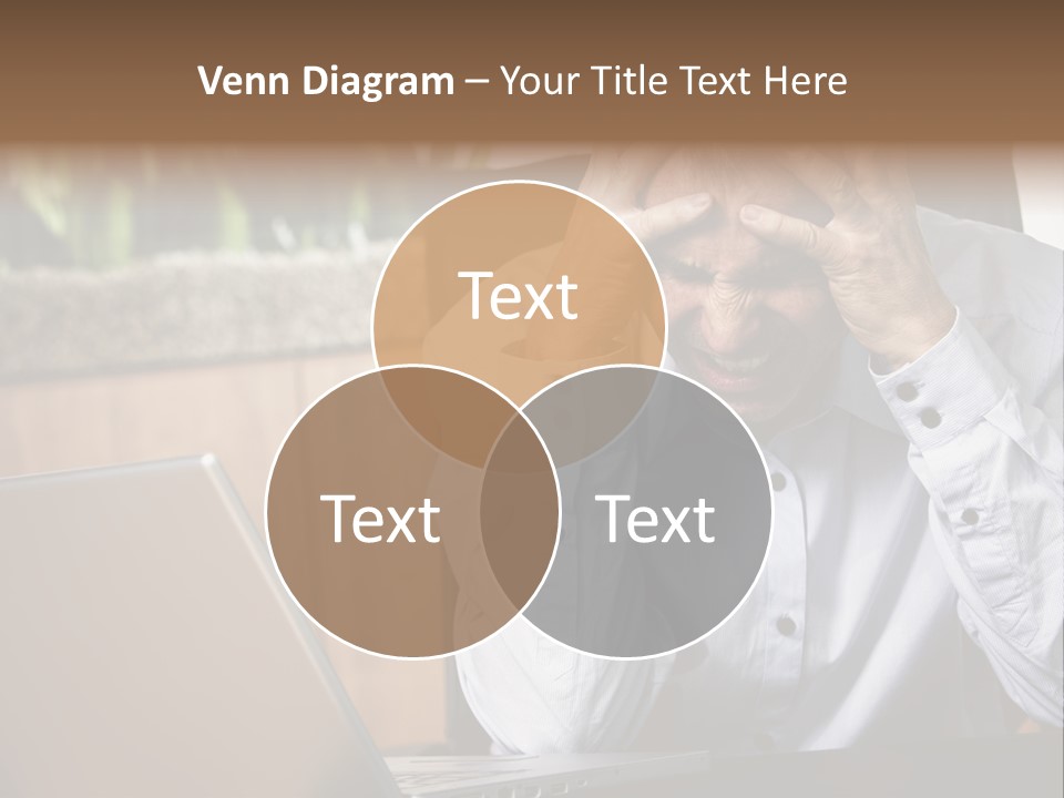 Clinching Furious Burnout PowerPoint Template