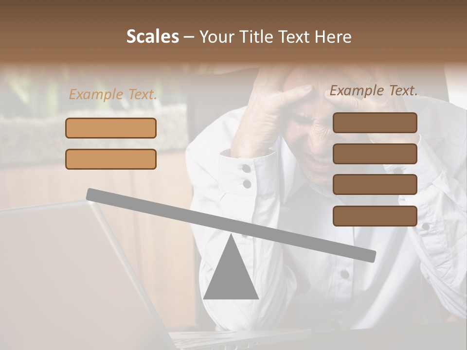 Clinching Furious Burnout PowerPoint Template