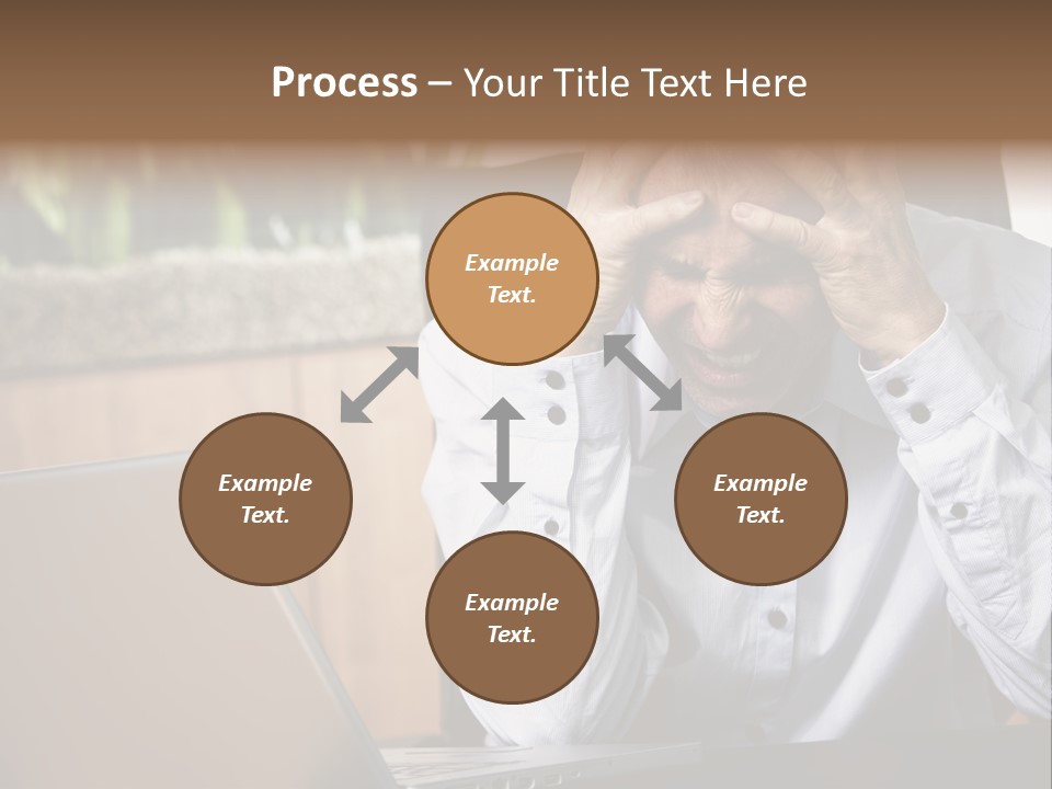 Clinching Furious Burnout PowerPoint Template