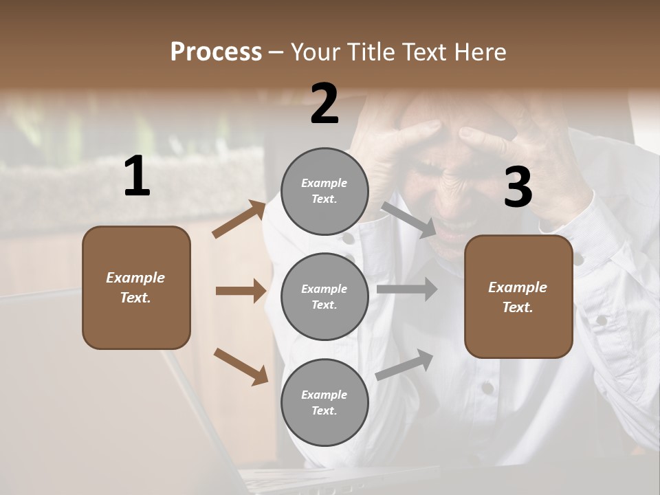 Clinching Furious Burnout PowerPoint Template