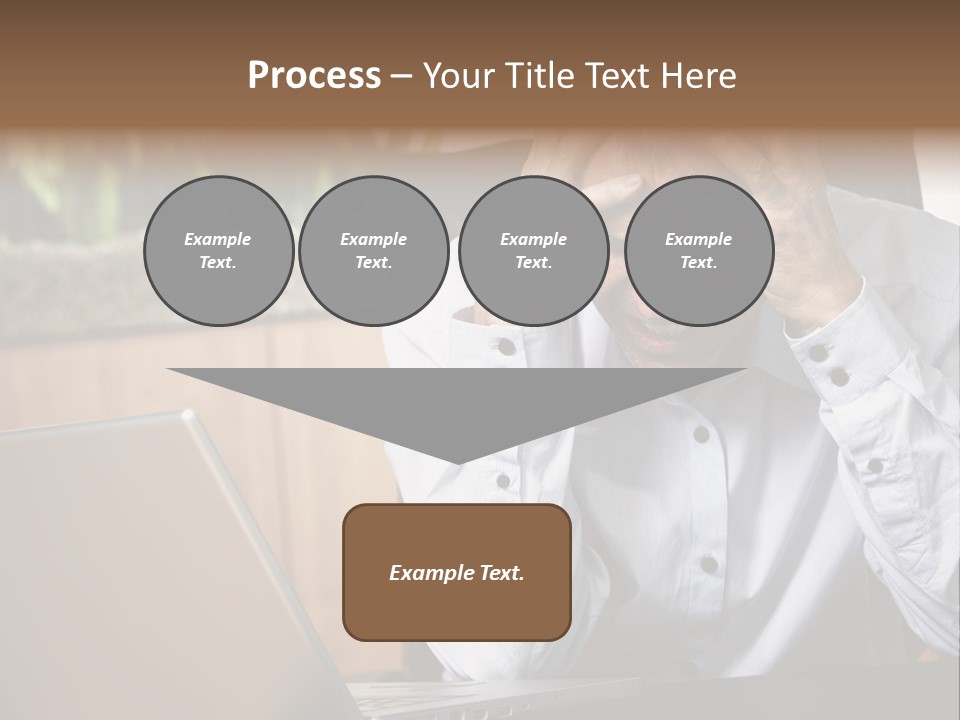 Clinching Furious Burnout PowerPoint Template