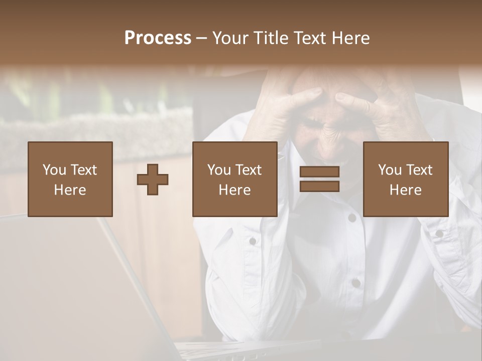 Clinching Furious Burnout PowerPoint Template
