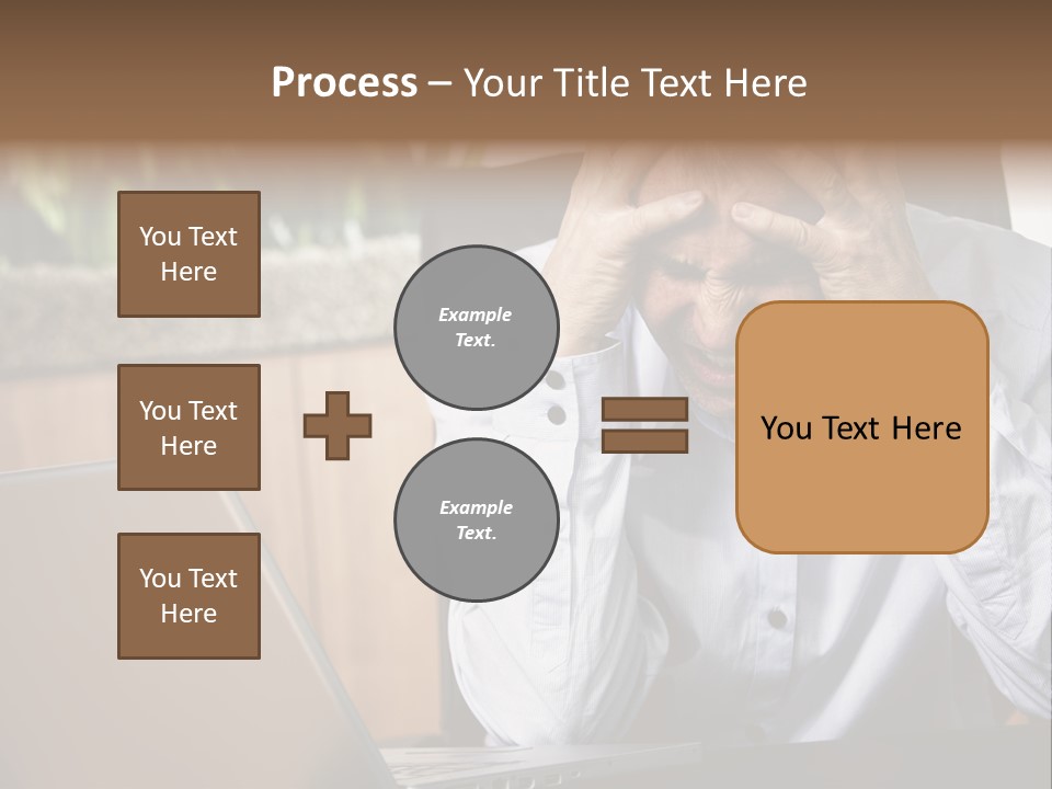 Clinching Furious Burnout PowerPoint Template