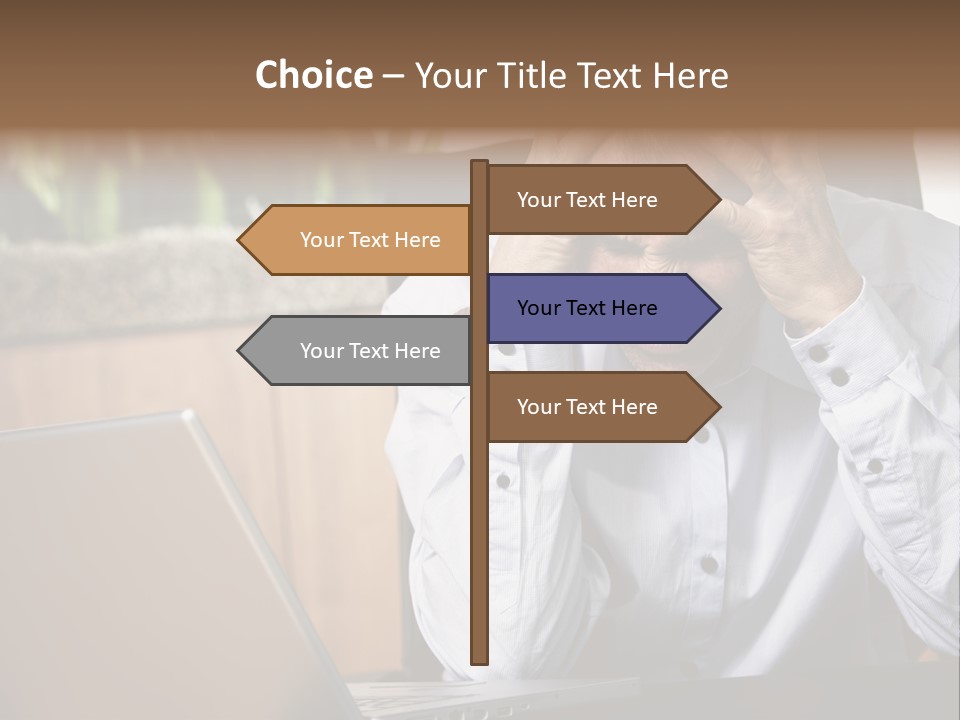 Clinching Furious Burnout PowerPoint Template