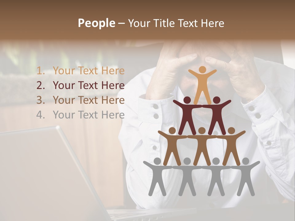 Clinching Furious Burnout PowerPoint Template