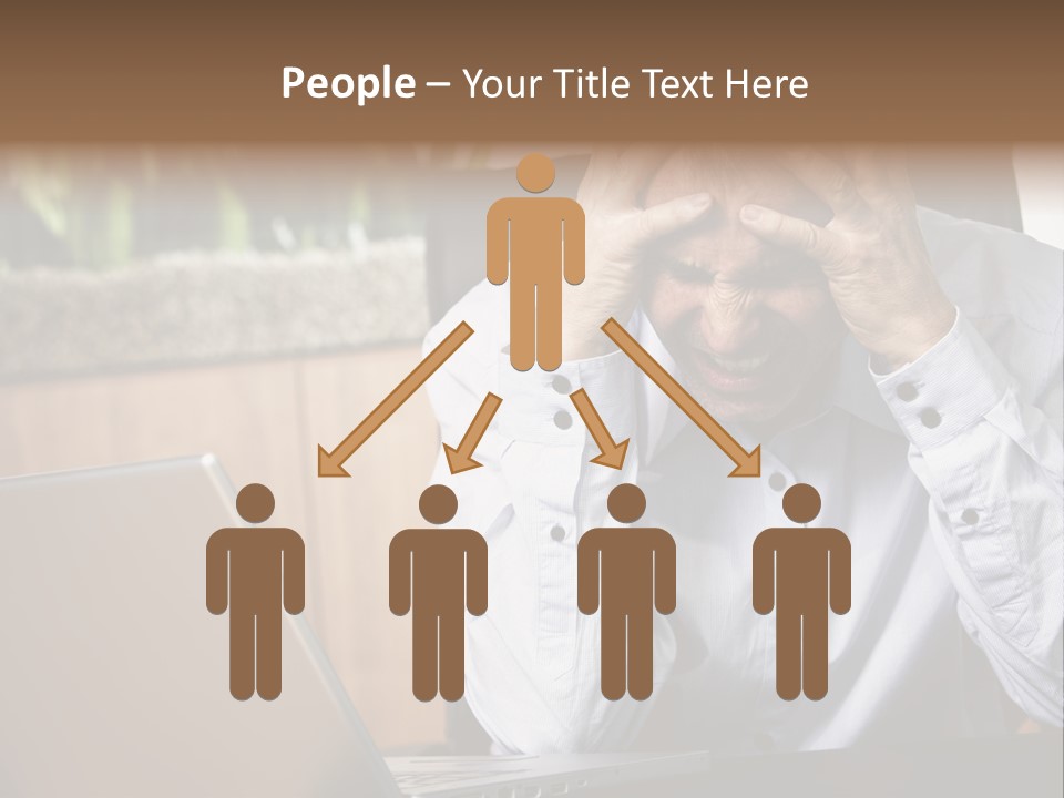 Clinching Furious Burnout PowerPoint Template