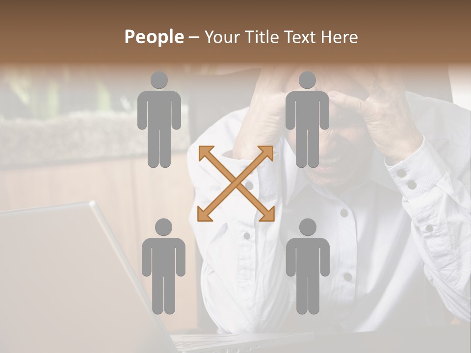 Clinching Furious Burnout PowerPoint Template