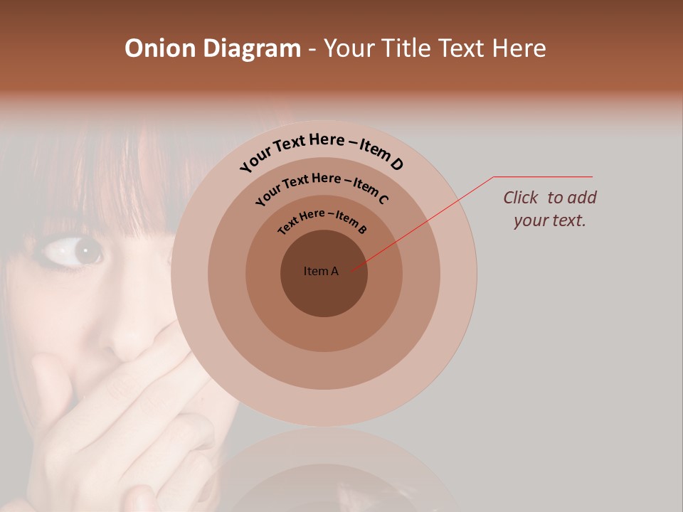 Girl Dark Scared PowerPoint Template