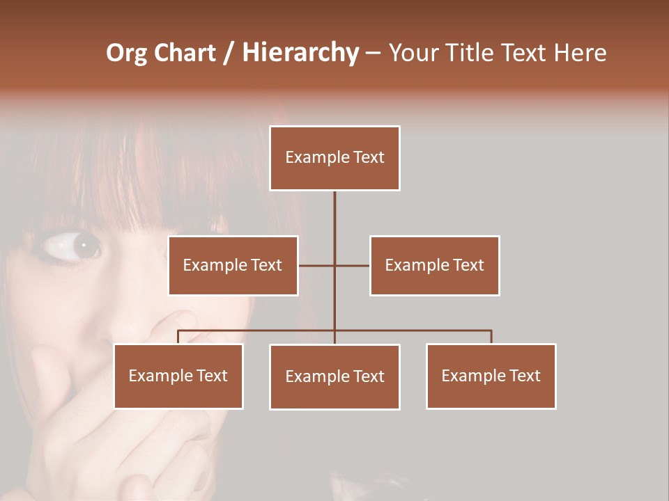 Girl Dark Scared PowerPoint Template