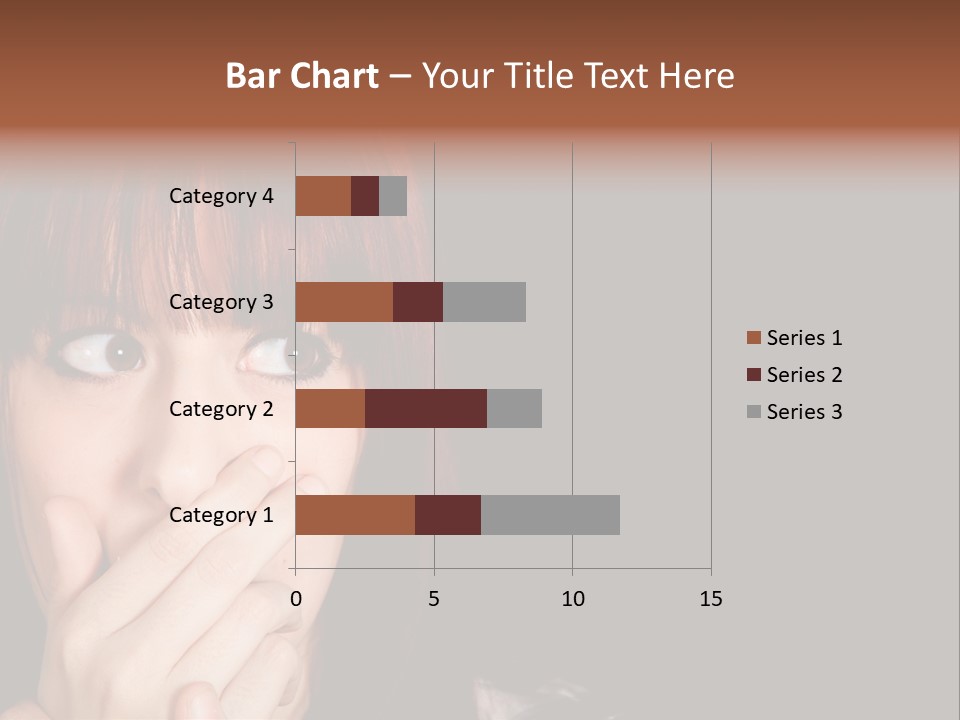 Girl Dark Scared PowerPoint Template