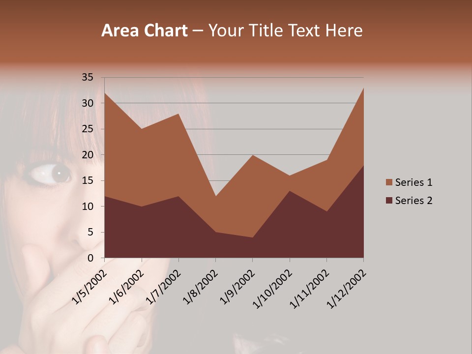 Girl Dark Scared PowerPoint Template