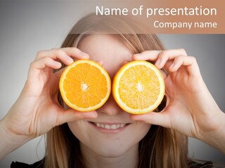 Person Fashion Vitamin PowerPoint Template