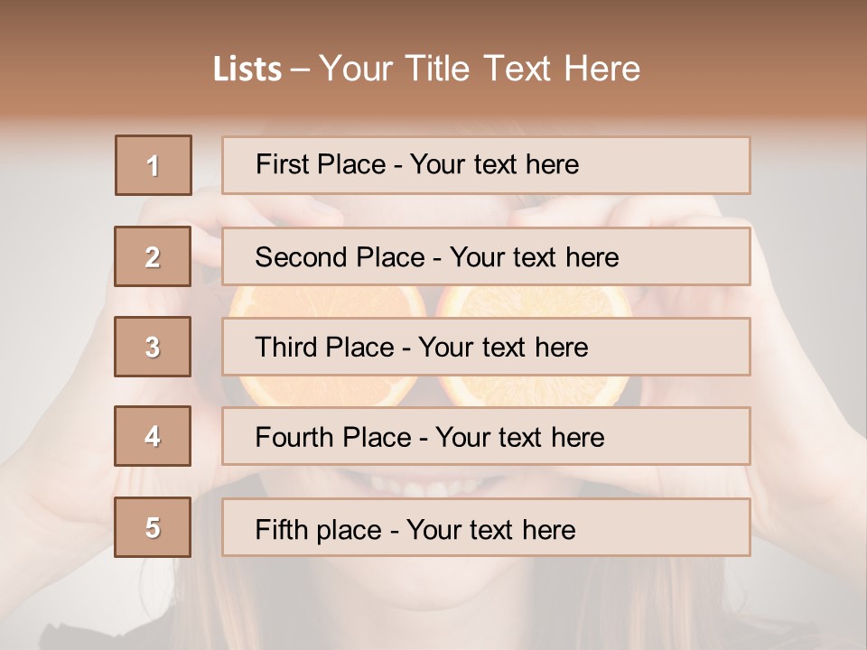 Person Fashion Vitamin PowerPoint Template