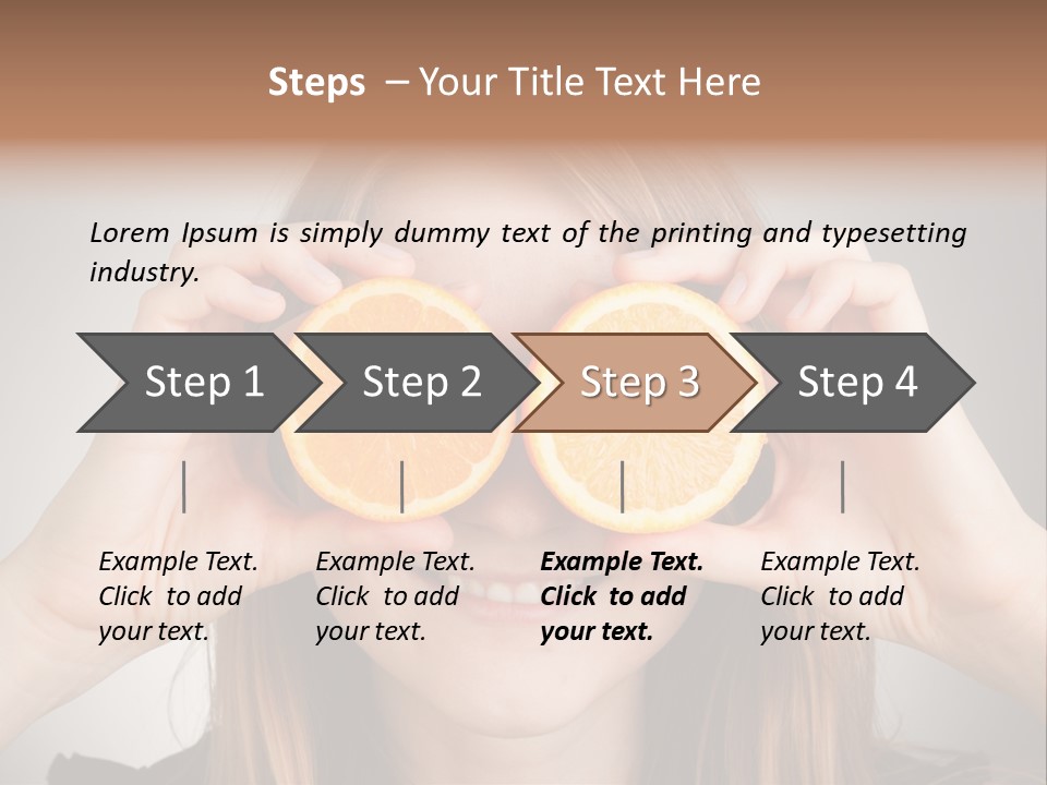 Person Fashion Vitamin PowerPoint Template
